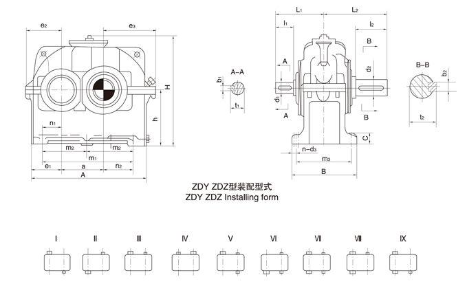 非标订制ZDY400-5-III减速乐动app官网【中国】有限公司箱